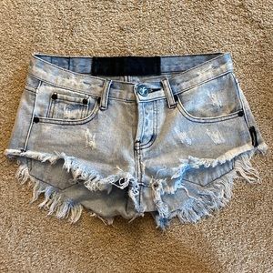 one teaspoon jean shorts